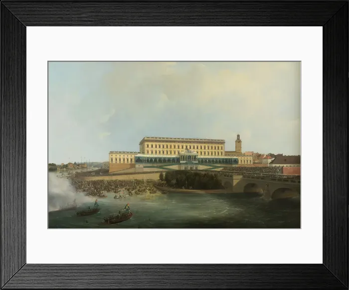 Framed Print : The Acclamation of King Carl XIV Johan of Sweden in 1818. Creator: Karl Stefan Bennet Framed Print : The Acclamation of King Carl XIV Johan of Sweden in 1818. Creator: Karl Stefan Bennet