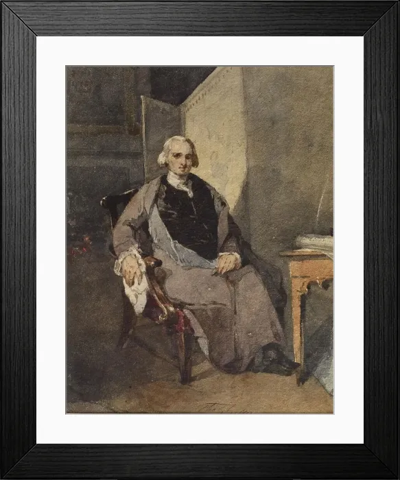 Framed Print : Charles Carroll of Carrollton, 1829. Creator: Thomas Sully Framed Print : Charles Carroll of Carrollton, 1829. Creator: Thomas Sully