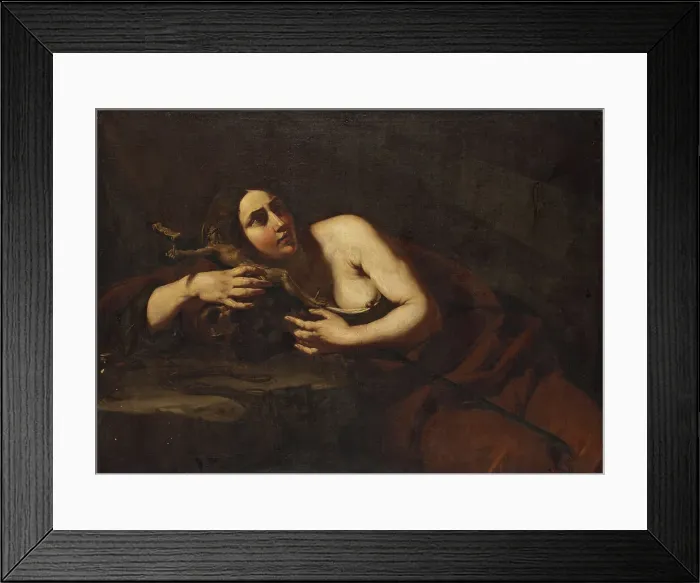 Framed Print : The Penitent Magdalen. Creator: Cecco del Caravaggio Framed Print : The Penitent Magdalen. Creator: Cecco del Caravaggio