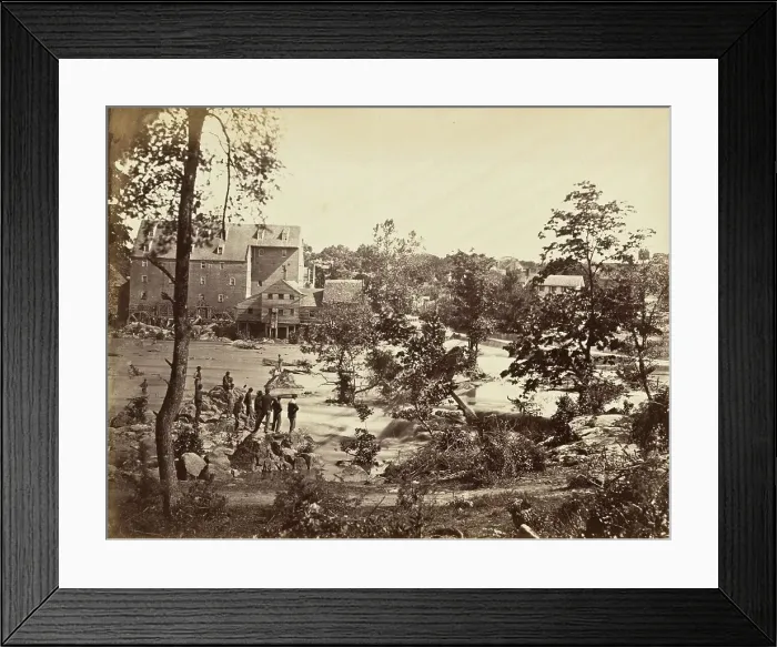 Framed Print : Johnson's Mill, Petersburg, VA. 1865. Creator: Tim O'Sullivan Framed Print : Johnson's Mill, Petersburg, VA. 1865. Creator: Tim O'Sullivan