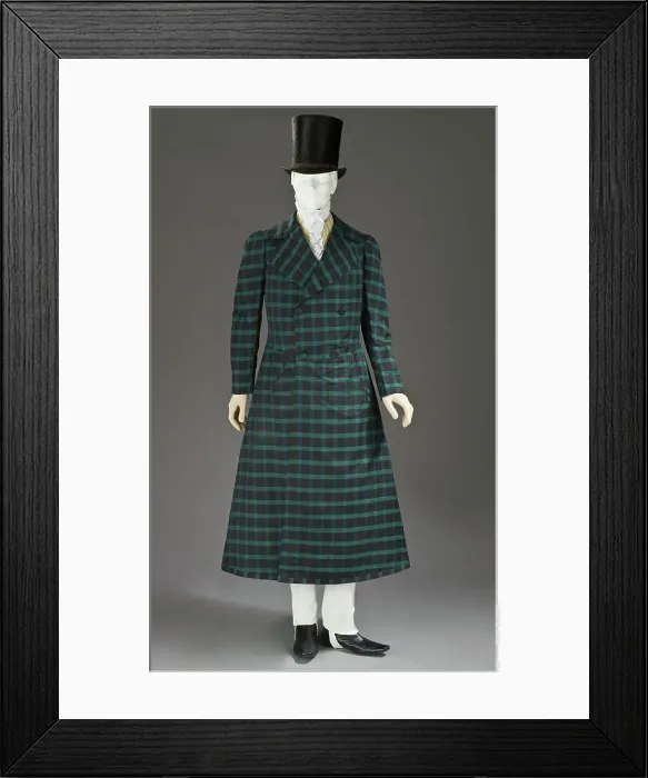 Framed Print : Man's frock coat, France, c.1816-1820. Creator: Unknown Framed Print : Man's frock coat, France, c.1816-1820. Creator: Unknown