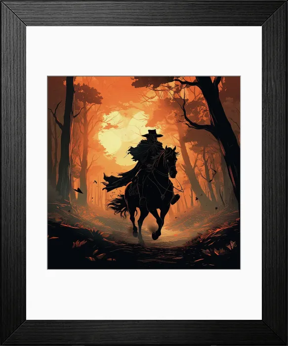 Framed Print : AI IMAGE - Dick Turpin, 1730s, (2023). Creator: Heritage Images Framed Print : AI IMAGE - Dick Turpin, 1730s, (2023). Creator: Heritage Images