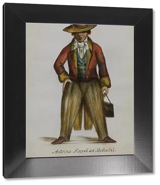 Antoine Ravel as Bobadil, 1855-1859. Creator: Alfred Jacob Miller
