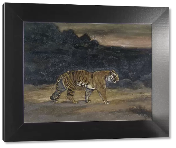 Tiger Walking, c1850s-1860s. Creator: Antoine-Louis Barye