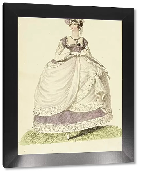 Fashion Plate (Court Dress), 1810. Creator: Unknown