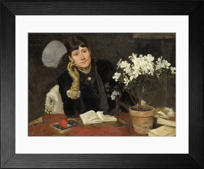 Framed Print : The Artist, Julia Beck, 1882. Creator: Sven Richard Bergh Framed Print : The Artist, Julia Beck, 1882. Creator: Sven Richard Bergh