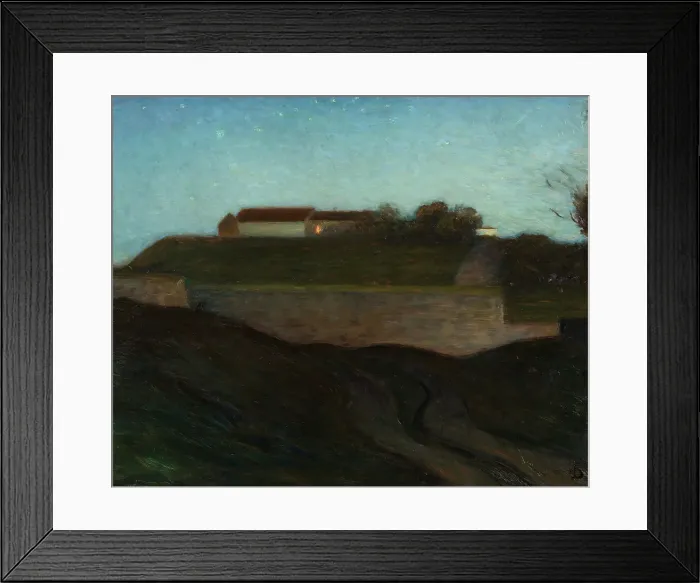 Framed Print : The Fortress of Varberg. Creator: Sven Richard Bergh Framed Print : The Fortress of Varberg. Creator: Sven Richard Bergh