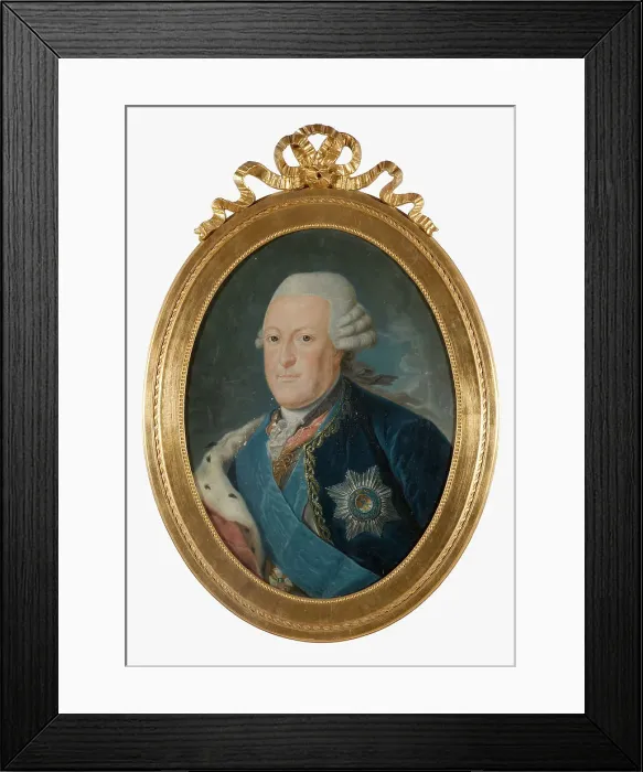 Framed Print : Peter von Biron, 1724-1800, c18th century. Creator: Anon Framed Print : Peter von Biron, 1724-1800, c18th century. Creator: Anon