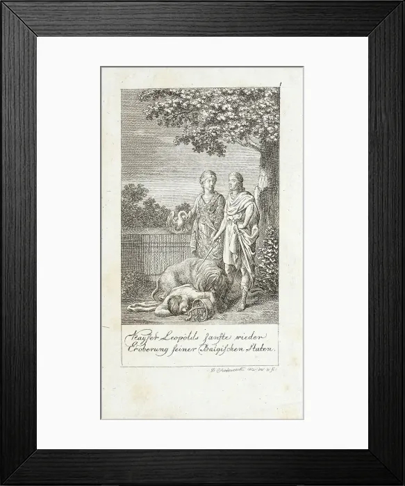 Framed Print : Illustration for Six Great Events of the Last Decade, 1791. Creator: Daniel Nikolaus Chodowiecki Framed Print : Illustration for Six Great Events of the Last Decade, 1791. Creator: Daniel Nikolaus Chodowiecki