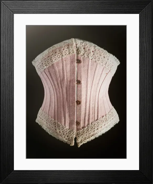 Framed Print : Corset, England, between 1890 and 1895. Creator: Unknown Framed Print : Corset, England, between 1890 and 1895. Creator: Unknown