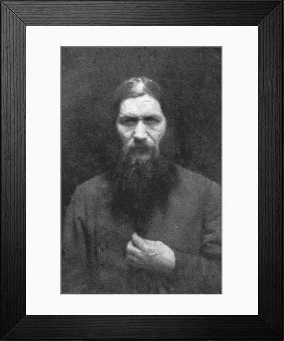 Framed Print : L'Annee 1917; Le faux moine Gregory Raspoutine, tué le 30 decembre 1916, 1916. Creator: Unknown Framed Print : L'Annee 1917; Le faux moine Gregory Raspoutine, tué le 30 decembre 1916, 1916. Creator: Unknown