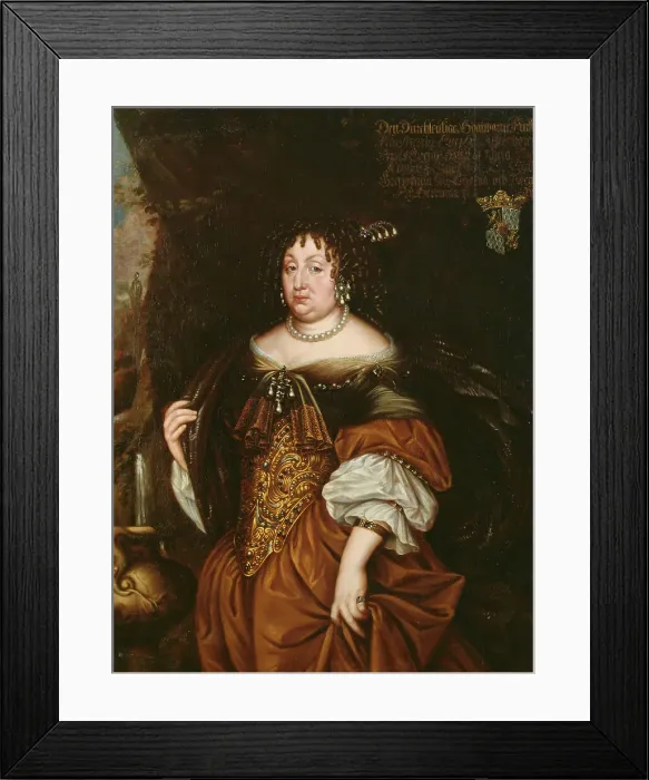 Framed Print : Maria Eufrosyne of Pfalz-Zweibrücken, 1625-1687, 17th century Creator: Anon Framed Print : Maria Eufrosyne of Pfalz-Zweibrücken, 1625-1687, 17th century Creator: Anon