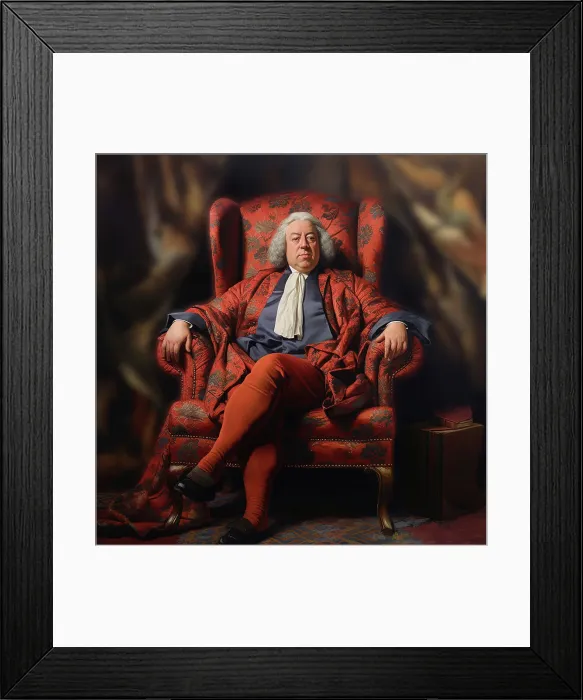 Framed Print : AI IMAGE - Portrait of Samuel Johnson, 1760s, (2023). Creator: Heritage Images Framed Print : AI IMAGE - Portrait of Samuel Johnson, 1760s, (2023). Creator: Heritage Images