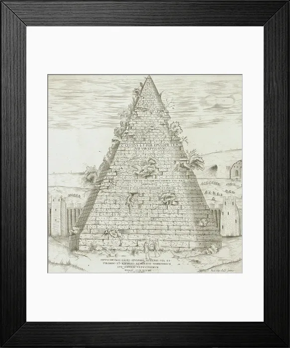 Framed Print : Sepluchrum C. Cesti, 1549. Creator: Unknown Framed Print : Sepluchrum C. Cesti, 1549. Creator: Unknown