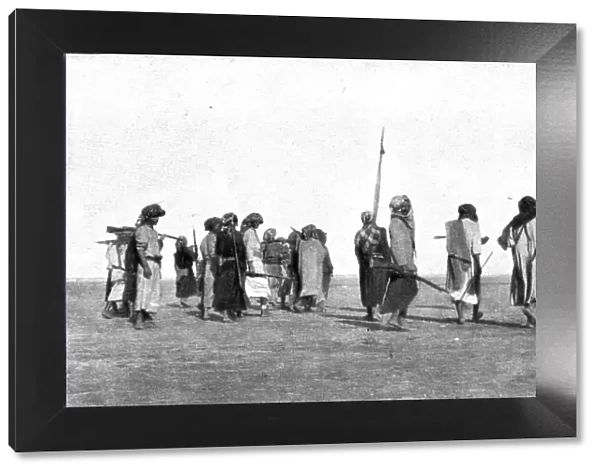 Distant Fronts, In Hejaz; Volunteers in the army of King Hussein, 1917. Creator: Unknown
