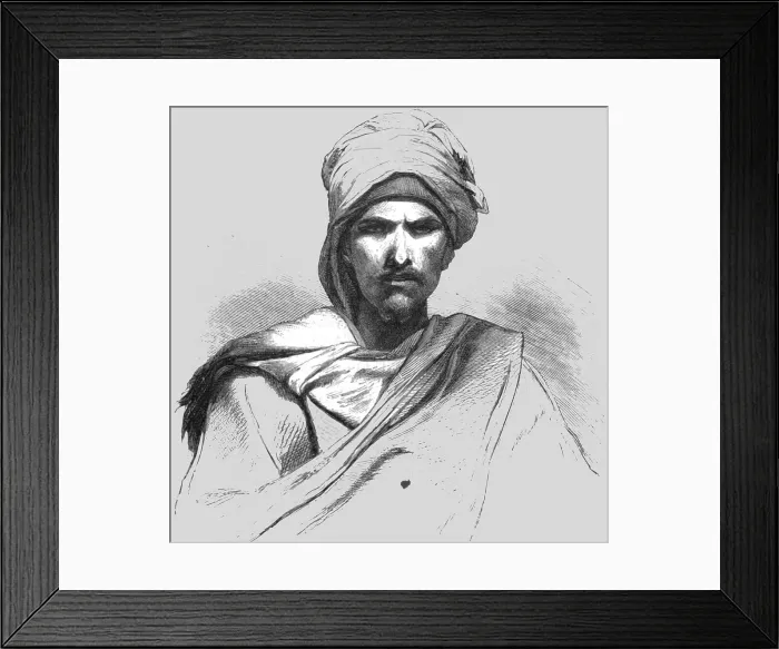 Framed Print : Bedouin of Sinai; The Red Sea, 1875. Creator: Unknown Framed Print : Bedouin of Sinai; The Red Sea, 1875. Creator: Unknown