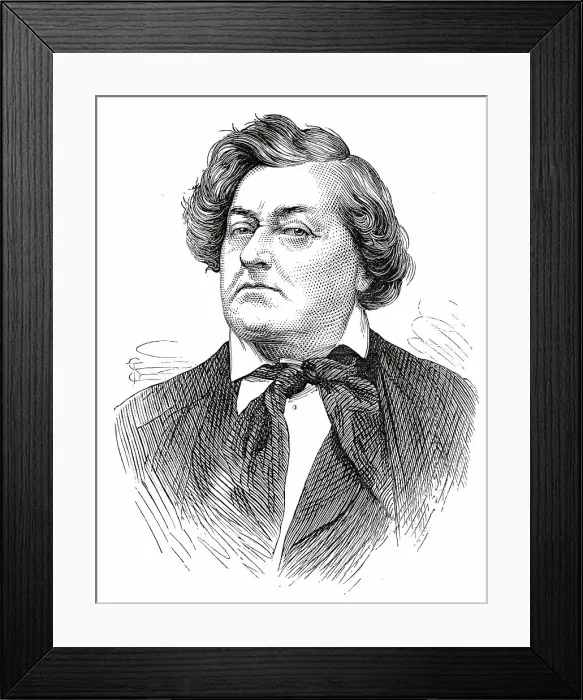 Framed Print : The late Mr. Frederick Lemaitre, 1876. Creator: Unknown Framed Print : The late Mr. Frederick Lemaitre, 1876. Creator: Unknown