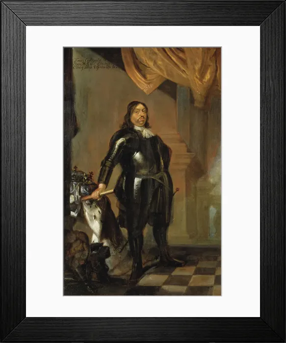 Framed Print : Karl X Gustav, 1622-1660, King of Sweden, Palatine Count of Zweibrücken. Creator: Abraham Wuchters Framed Print : Karl X Gustav, 1622-1660, King of Sweden, Palatine Count of Zweibrücken. Creator: Abraham Wuchters