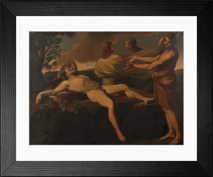 Framed Print : Noah and his Sons. Creator: Unknown Framed Print : Noah and his Sons. Creator: Unknown