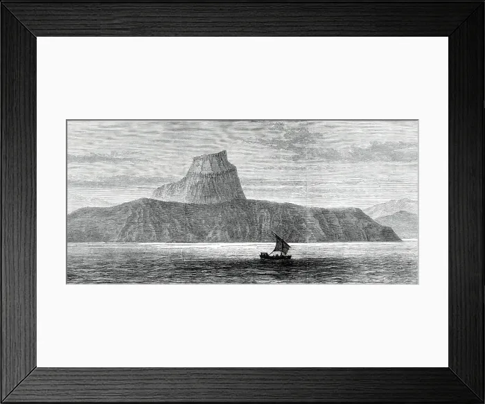 Framed Print : Sketches by Lieutenant Cameron in Central Africa: Malumbi Hill, Lake Tanganyika, 1876. Creator: Unknown Framed Print : Sketches by Lieutenant Cameron in Central Africa: Malumbi Hill, Lake Tanganyika, 1876. Creator: Unknown