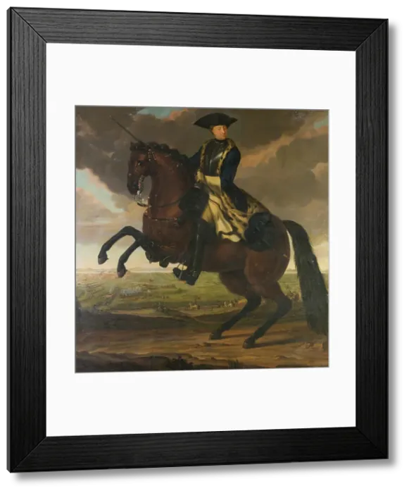 Framed Print : Karl XII, 1682-1718, King of Sweden, Palatine Count of Zweibrücken. late 17th-early 18th century. Creator: Anders von Cöllen Framed Print : Karl XII, 1682-1718, King of Sweden, Palatine Count of Zweibrücken. late 17th-early 18th century. Creator: Anders von Cöllen