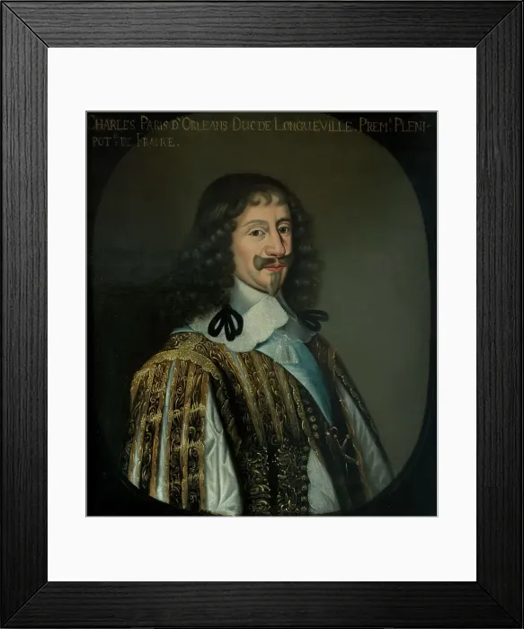 Framed Print : Henry II, 1595-1663, of Bourbon-Orleans, c17th century. Creator: Anon Framed Print : Henry II, 1595-1663, of Bourbon-Orleans, c17th century. Creator: Anon