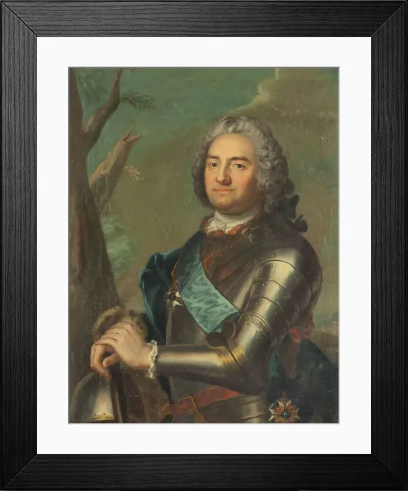 Framed Print : Jakob Albrecht von Lantingshausen, 1699-1777, mid-late 18th century. Creator: Carl Fredrich Brander Framed Print : Jakob Albrecht von Lantingshausen, 1699-1777, mid-late 18th century. Creator: Carl Fredrich Brander