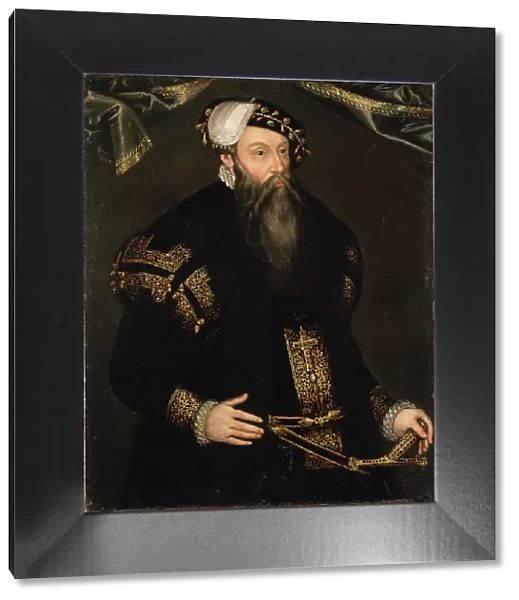 Gustav Vasa (1496-1560), King of Sweden, married to 1. Katarina of Saxe-Lauenburg... 17th century. Creator: Cornelius Arendtson
