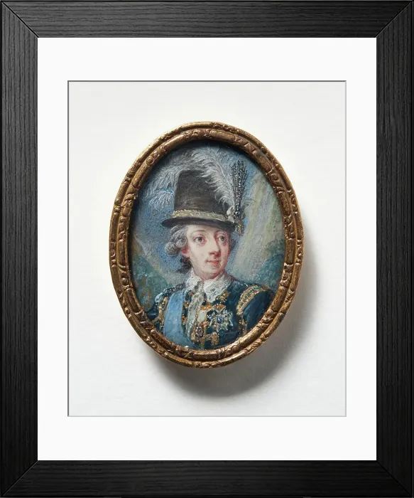 Framed Print : King Gustav III of Sweden, c18th century. Creator: Cornelius Hoyer Framed Print : King Gustav III of Sweden, c18th century. Creator: Cornelius Hoyer