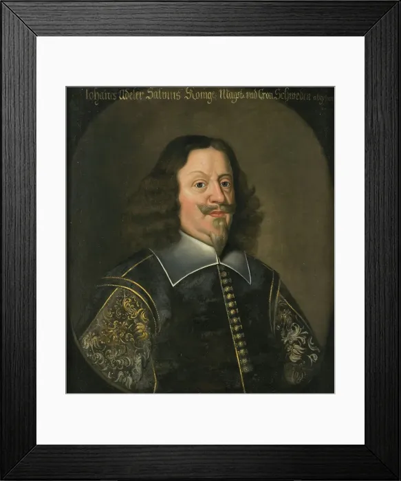 Framed Print : Johan Adler Salvius, 1590-1652, c17th century. Creator: Anon Framed Print : Johan Adler Salvius, 1590-1652, c17th century. Creator: Anon