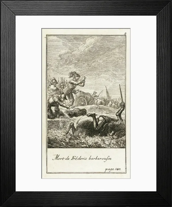 Framed Print : Illustration for Johann Christoph Mayer's History of the Crusades, 1781. Creator: Daniel Nikolaus Chodowiecki Framed Print : Illustration for Johann Christoph Mayer's History of the Crusades, 1781. Creator: Daniel Nikolaus Chodowiecki