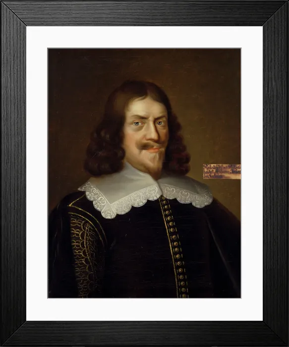 Framed Print : Johan Adler-Salvius, 1590-1652, c17th century. Creator: Anon Framed Print : Johan Adler-Salvius, 1590-1652, c17th century. Creator: Anon