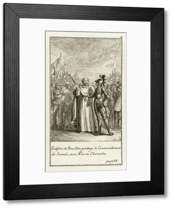 Framed Print : Illustration for Johann Christoph Mayer's History of the Crusades, 1781. Creator: Daniel Nikolaus Chodowiecki Framed Print : Illustration for Johann Christoph Mayer's History of the Crusades, 1781. Creator: Daniel Nikolaus Chodowiecki