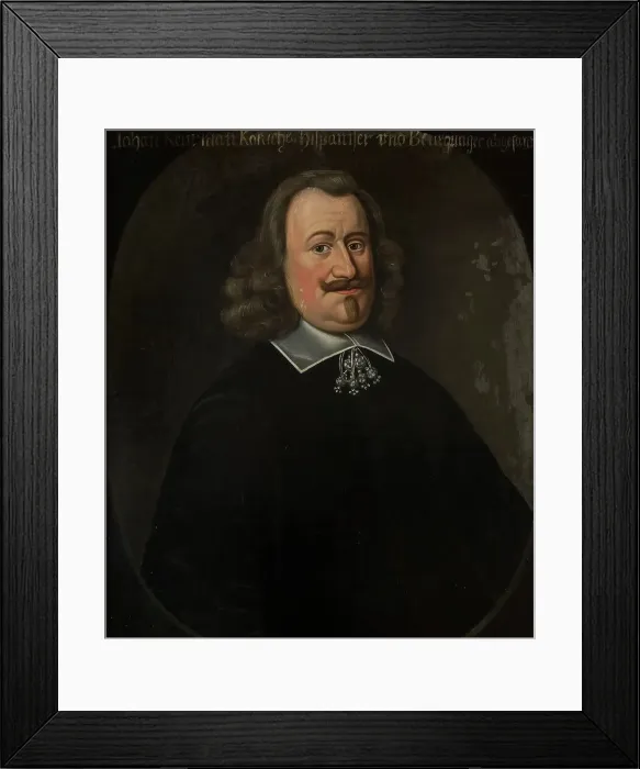 Framed Print : Johan Cuyermans, c17th century. Creator: Anon Framed Print : Johan Cuyermans, c17th century. Creator: Anon