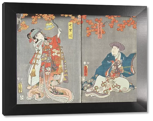 Shichiri Oboro (image 1 of 2), 1857. Creator: Utagawa Kunisada