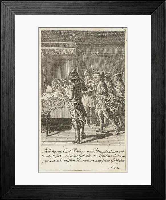Framed Print : Plate 2 for History of Brandenburg for 1793, 1792. Creator: Daniel Nikolaus Chodowiecki Framed Print : Plate 2 for History of Brandenburg for 1793, 1792. Creator: Daniel Nikolaus Chodowiecki