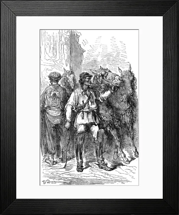 Framed Print : Postillions; Notes on Spain, 1875. Creator: Unknown Framed Print : Postillions; Notes on Spain, 1875. Creator: Unknown
