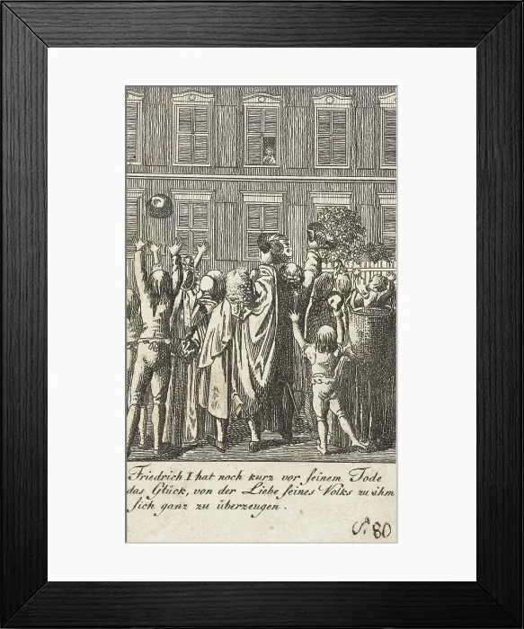 Framed Print : Plate 7 for History of Brandenburg for 1793, 1792. Creator: Daniel Nikolaus Chodowiecki Framed Print : Plate 7 for History of Brandenburg for 1793, 1792. Creator: Daniel Nikolaus Chodowiecki