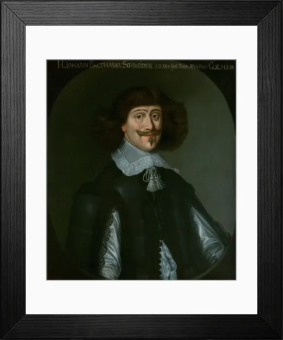 Framed Print : Johann Balthasar Schneider, c17th century. Creator: Anon
