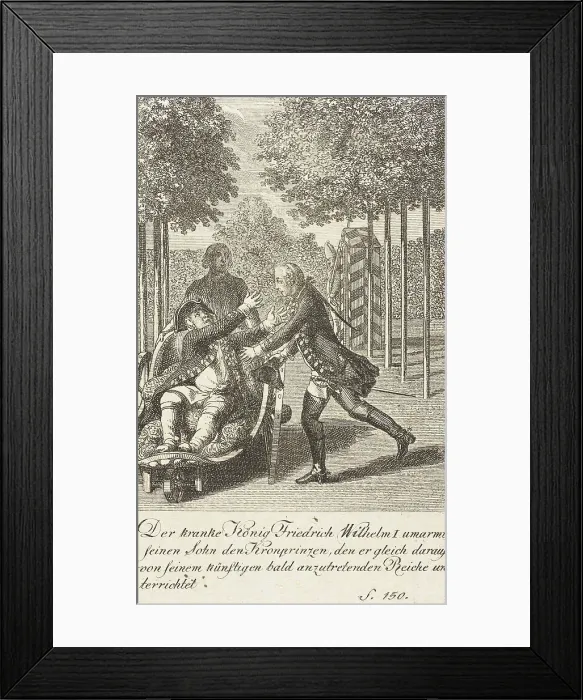 Framed Print : Plate 11 for History of Brandenburg for 1793, 1792. Creator: Daniel Nikolaus Chodowiecki Framed Print : Plate 11 for History of Brandenburg for 1793, 1792. Creator: Daniel Nikolaus Chodowiecki