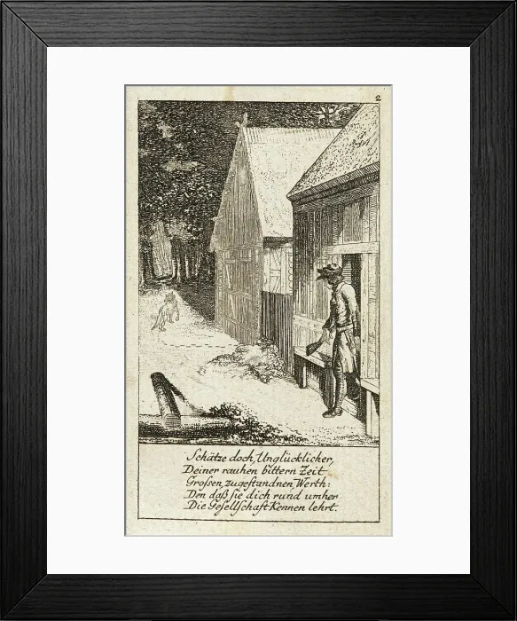 Framed Print : Illustration of Various Subjects, 1779. Creator: Daniel Nikolaus Chodowiecki