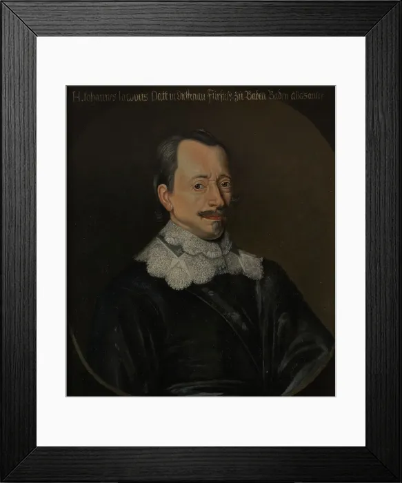 Framed Print : Johann Jakob Datt von Tiefenau, c17th century. Creator: Anon Framed Print : Johann Jakob Datt von Tiefenau, c17th century. Creator: Anon