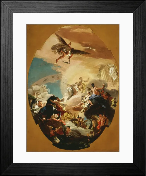 Framed Print : Apollo and Phaëthon, c1731. Creator: Giovanni Battista Tiepolo Framed Print : Apollo and Phaëthon, c1731. Creator: Giovanni Battista Tiepolo