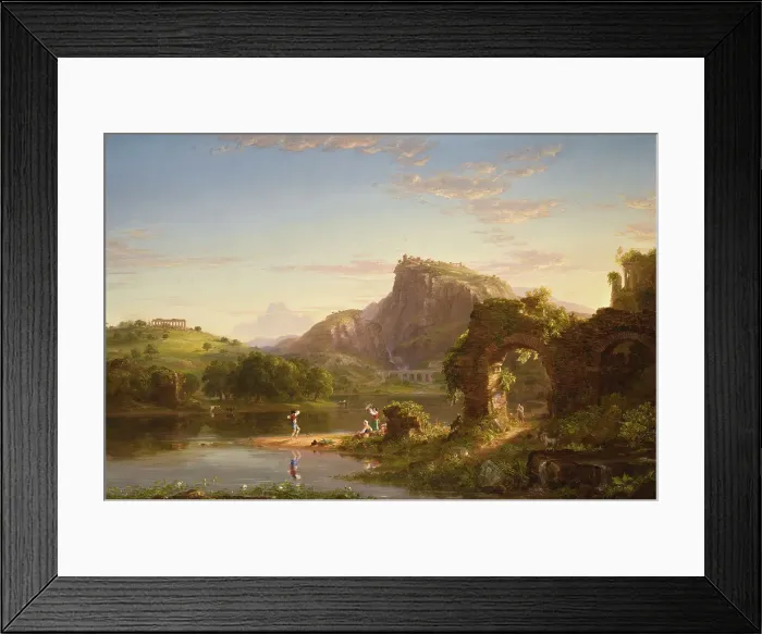 Framed Print : L'Allegro, 1845. Creator: Thomas Cole Framed Print : L'Allegro, 1845. Creator: Thomas Cole