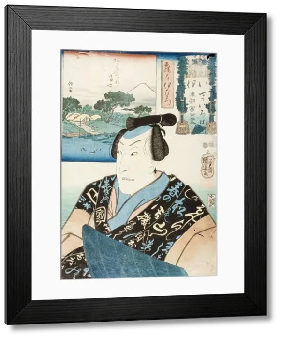 Framed Print : Actor in the role of Fujiya Izaemon, 1852. Creator: Utagawa Kuniyoshi Framed Print : Actor in the role of Fujiya Izaemon, 1852. Creator: Utagawa Kuniyoshi