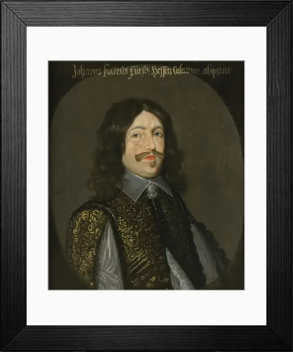 Framed Print : Johann Vultejus, 1605-1684, c17th century. Creator: Anon Framed Print : Johann Vultejus, 1605-1684, c17th century. Creator: Anon