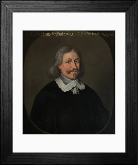 Framed Print : Matthäus von Wessenbeck, 1600-1659, c17th century. Creator: Anon Framed Print : Matthäus von Wessenbeck, 1600-1659, c17th century. Creator: Anon