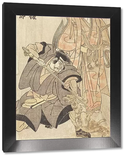Ichikawa Hakuen I and Sawamura Sojuro III (image 2 of 2), 1790s. Creator: Utagawa Toyokuni I