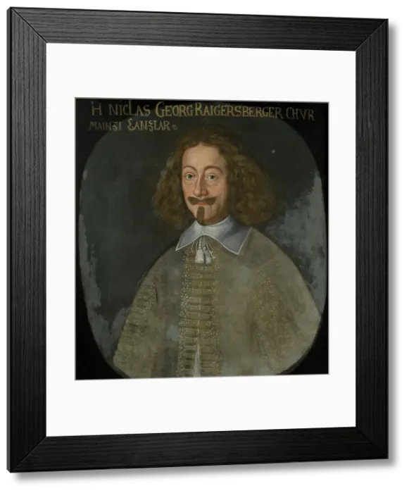 Framed Print : Nikolaus Georg von Raigersperger, c17th century. Creator: Anon Framed Print : Nikolaus Georg von Raigersperger, c17th century. Creator: Anon