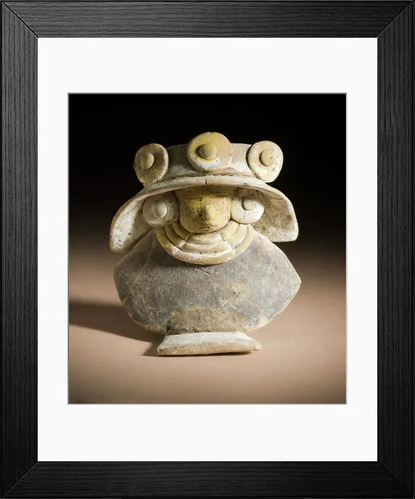 Framed Print : Seated Female Figure, between 250 and 450. Creator: Unknown Framed Print : Seated Female Figure, between 250 and 450. Creator: Unknown